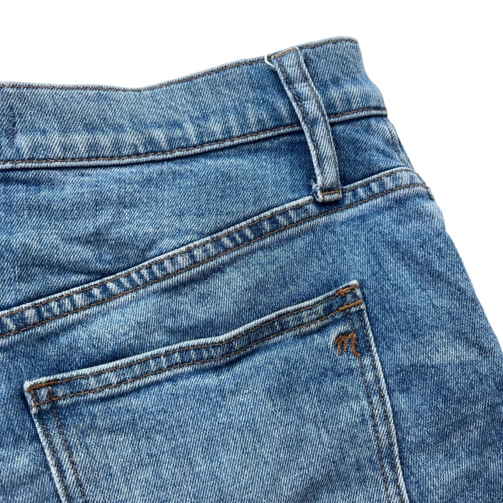 Madewell Women’s Sz. 25 Light Wash Denim High Rise Fringe Cuff Jean Shorts F1607 - Picture 11 of 14